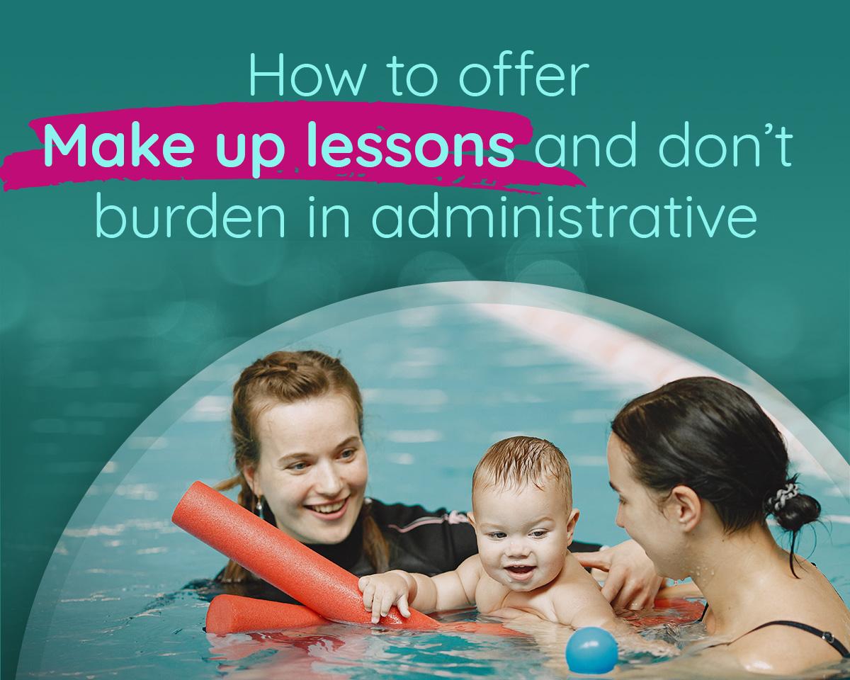 How to offer make up lessons with Sportimea How to offer make up lessons with Sportimea